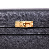 Hermes Kelly To Go Noir Chevre GHW - Y