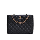 Chanel Coco First Shopping Tote Black GHW - (MICROCHIP)