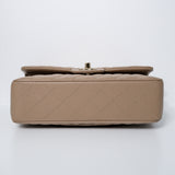 Chanel Double Flap Small Dark Beige GHW - (MICROCHIP)