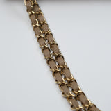 Chanel Double Flap Medium Dark Beige GHW - (MICROCHIP)