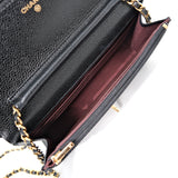 Chanel Classic WOC Black Caviar GHW - (MICROCHIP)