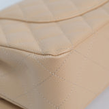 Chanel Double Flap Medium Beige Claire -(MICROCHIP)