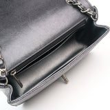 Chanel Chevron Mini Rectangle Black RHW - s24
