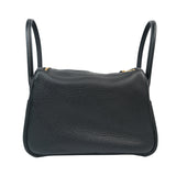 Hermes Lindy 26 Black GHW - U