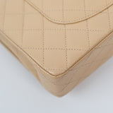 Chanel Double Flap Medium Beige -s16