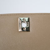 Chanel Coco Handle Small Dark Beige GHW - (MICROCHIP)
