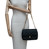 Chanel Sweetheart Crush Flap Black - (MICROCHIP)