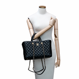 Chanel Coco Handle Tote Bag Black Caviar GHW - s26
