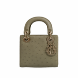 Lady Dior Mini Ostrich