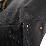 HOLD | Chanel Large Coco Croc-Embossed Tote Bag - s27