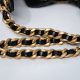 Chanel 25 Small Black Caviar GHW - (MICROCHIP)