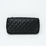 Chanel East West Flap Black Caviar SHW - s10