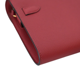 Hermes Kelly To Go Rouge H GHW - U