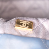 Chanel 22 North South Small Blue - (MICROCHIP)