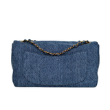 Chanel Maxi Flap Denim Blue GHW - (BRAND NEW)