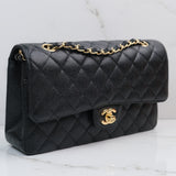 HOLD | Chanel Double Flap Medium Black GHW - (MICROCHIP)