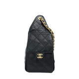 HOLD | Chanel 25 Small Black Caviar GHW