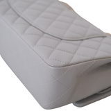 Chanel Double Flap Medium Dove Gray GHW - (MICROCHIP)