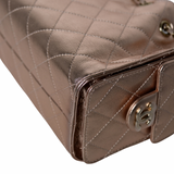 Chanel 25 Mini Metallic Rosegold