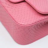 HOLD | Chanel Mini Rectangle Python Pink GHW