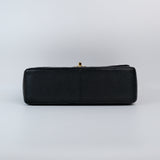 Chanel Double Flap Jumbo Black Ghw -s16