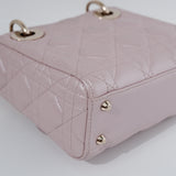 Lady Dior Mini Lotus Pearl GHW