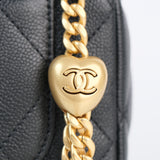 Chanel Mini Square Sweetheart Caviar Flap