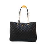 Chanel Timeless Tote Black Caviar GHW - s26