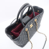 Chanel Coco Handle Tote Bag Black Caviar GHW - s26