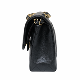 Chanel Double Flap Small Black Ghw - (MICROCHIP)