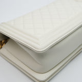 Chanel Le Boy Old Medium White - (MICROCHIP)