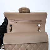Chanel Double Flap Small Dark Beige GHW - (MICROCHIP)