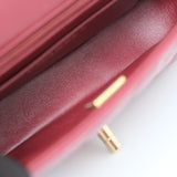 Chanel Extra Mini Rec Lambskin Burgundy GHW - (MICROCHIP)