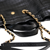 HOLD | Chanel Large Coco Croc-Embossed Tote Bag - s27