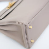 Hermes Kelly 28 Tourterelle GHW