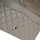 Chanel Double Flap Medium Dark Beige GHW - (MICROCHIP)