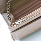 Chanel WOC Seasonal Dark Beige - (MICROCHIP)