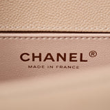 Chanel Chevron Le Boy Old Medium Dark Beige GHW