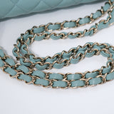 HOLD | Chanel Double Flap Medium Tiffany GHW -s29