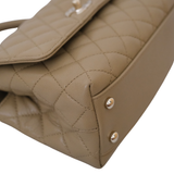 Chanel Coco Handle Small Dark Beige GHW - (UNUSED)