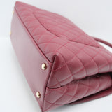 HOLD | Chanel Coco Handle Medium Burgundy GHW - (MICROCHIP)