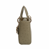 Lady Dior Mini Ostrich