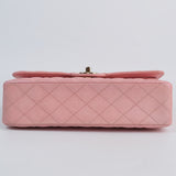 HOLD | Chanel Double Flap Medium Pink Iridescent -s27