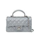 Chanel Mini Rectangle Top Handle Silver SHW - s31