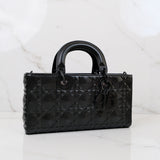 HOLD / Dior D-Joy Medium Black Cannage Calfskin with Diamond Motif