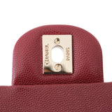 HOLD | Chanel Double Flap Medium Burgundy GHW -s28