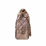 Chanel 25 Mini Metallic Rosegold