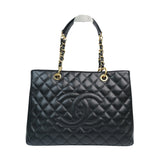 Chanel GST Black Caviar GHW - s19
