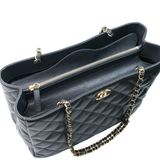 HOLD | Chanel Coco First Tote Caviar Black GHW - (MICROCHIP)