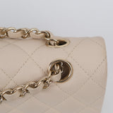 Chanel Double Flap Medium Cream -s29